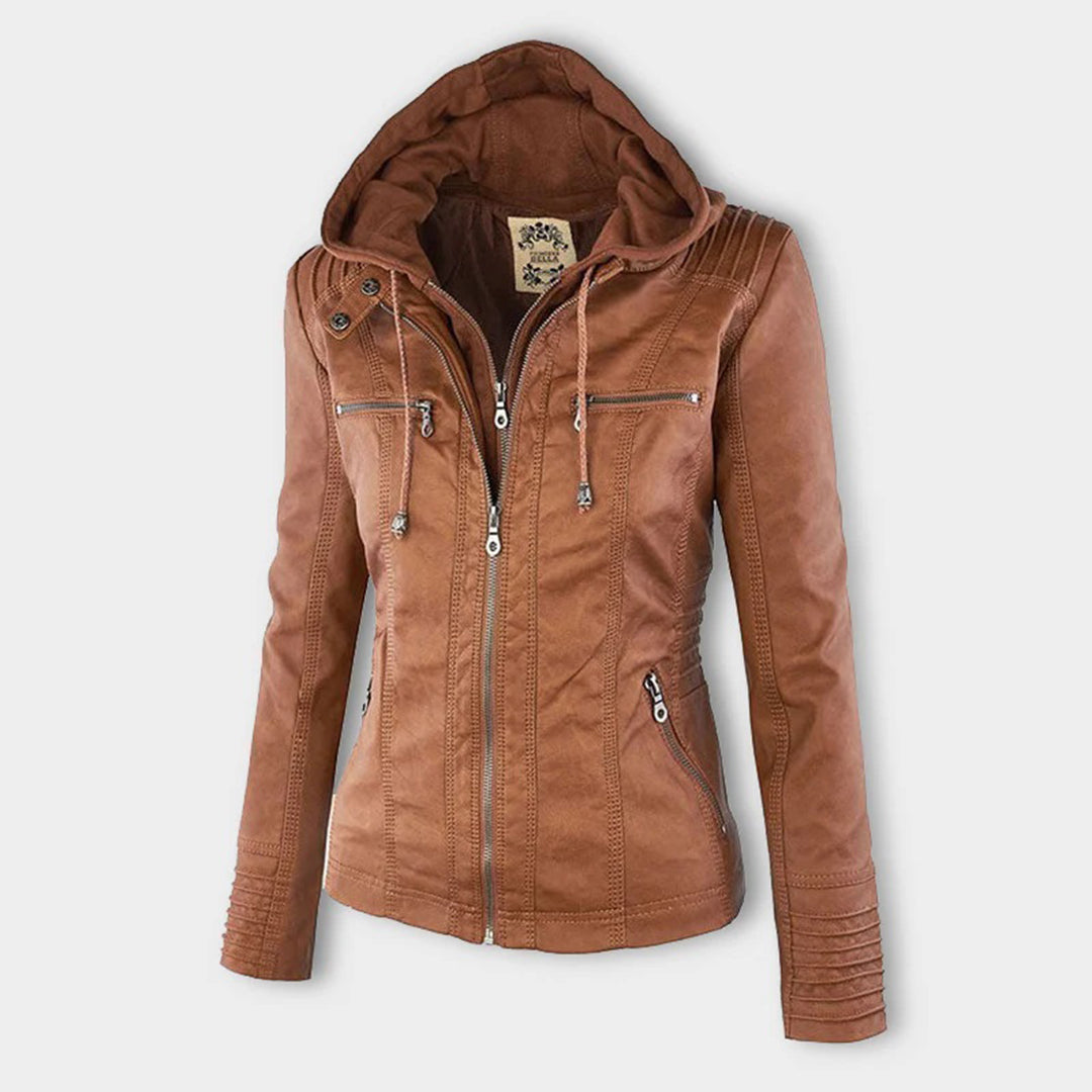 Detalle blazer mujer Pia – vista frontal | Horizoncor