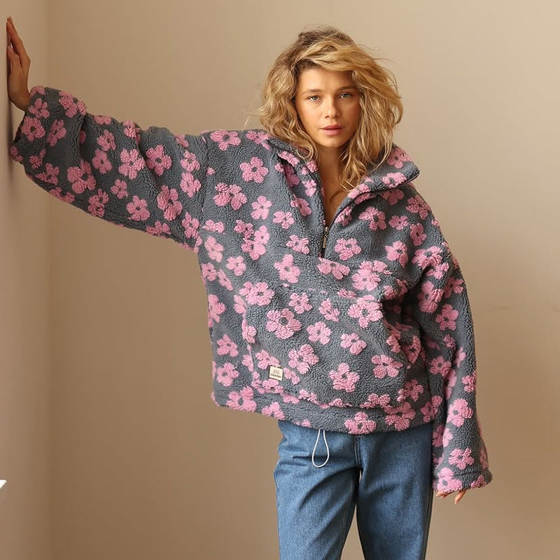 Detalle chaqueta de mujer Daisy – vista frontal | Horizoncor