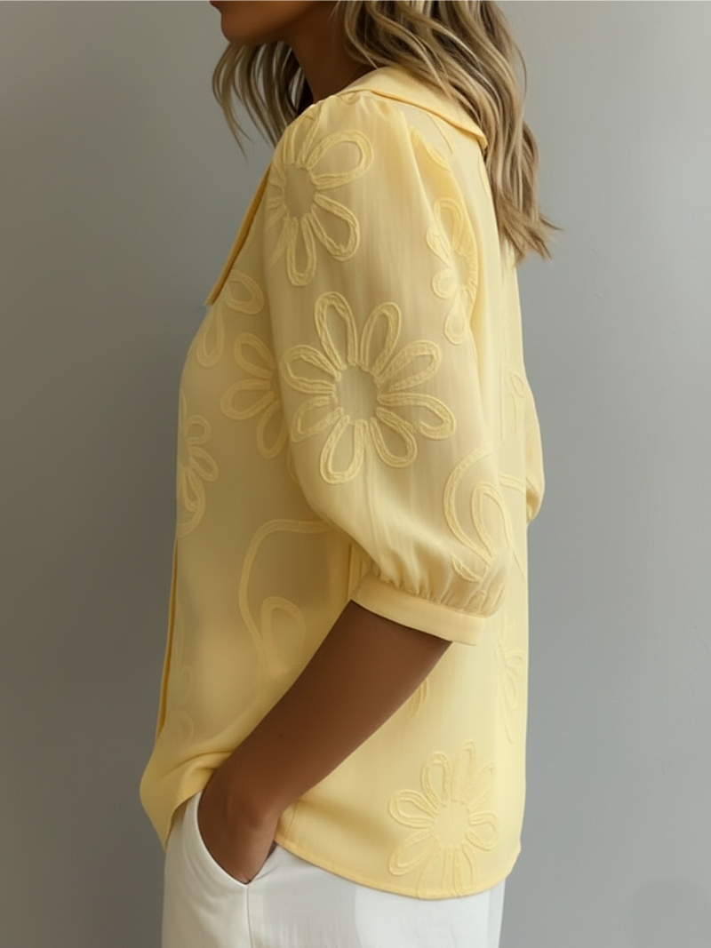 Detalle blusas para mujer Sara – vista frontal | Horizoncor