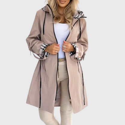 Blazer Mujer de mujer con cierre frontal – vista lateral | Horizoncor