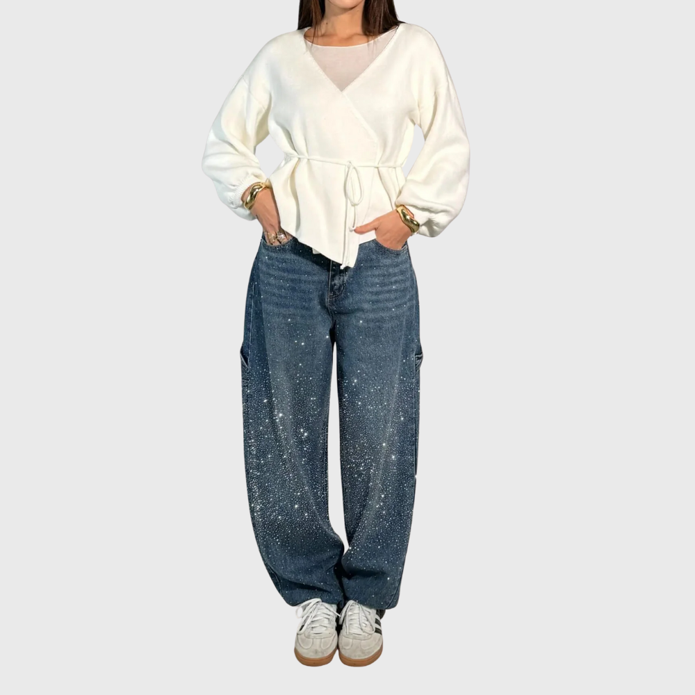 Pantalones de Mujer de mezclilla Balloon Carpenter | Horizoncor