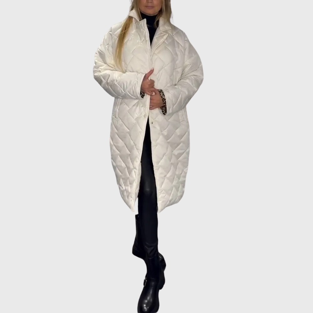 Abrigo Mujer acolchado – vista lateral | Horizoncor