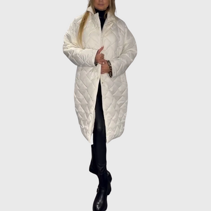 Abrigo Mujer acolchado – vista lateral | Horizoncor