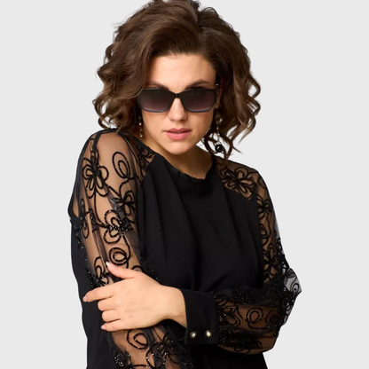 Vestido Elegante Lauren – vista lateral | Horizoncor