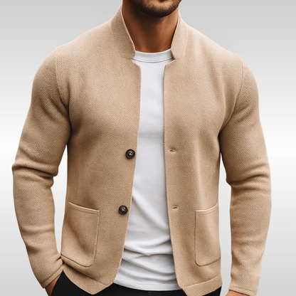 Detalle suéter mujer Erik Vest – vista frontal | Horizoncor