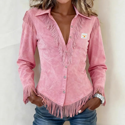 Blusas para Mujer Karla │ Blusa de Mujer con Botones Frans – de Ante | Horizoncor