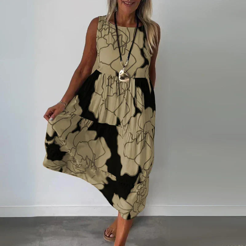 Detalle vestido de noche Sayaka – vista frontal | Horizoncor