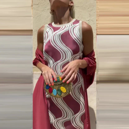 Modelo con vestido de noche Casanova | Horizoncor México