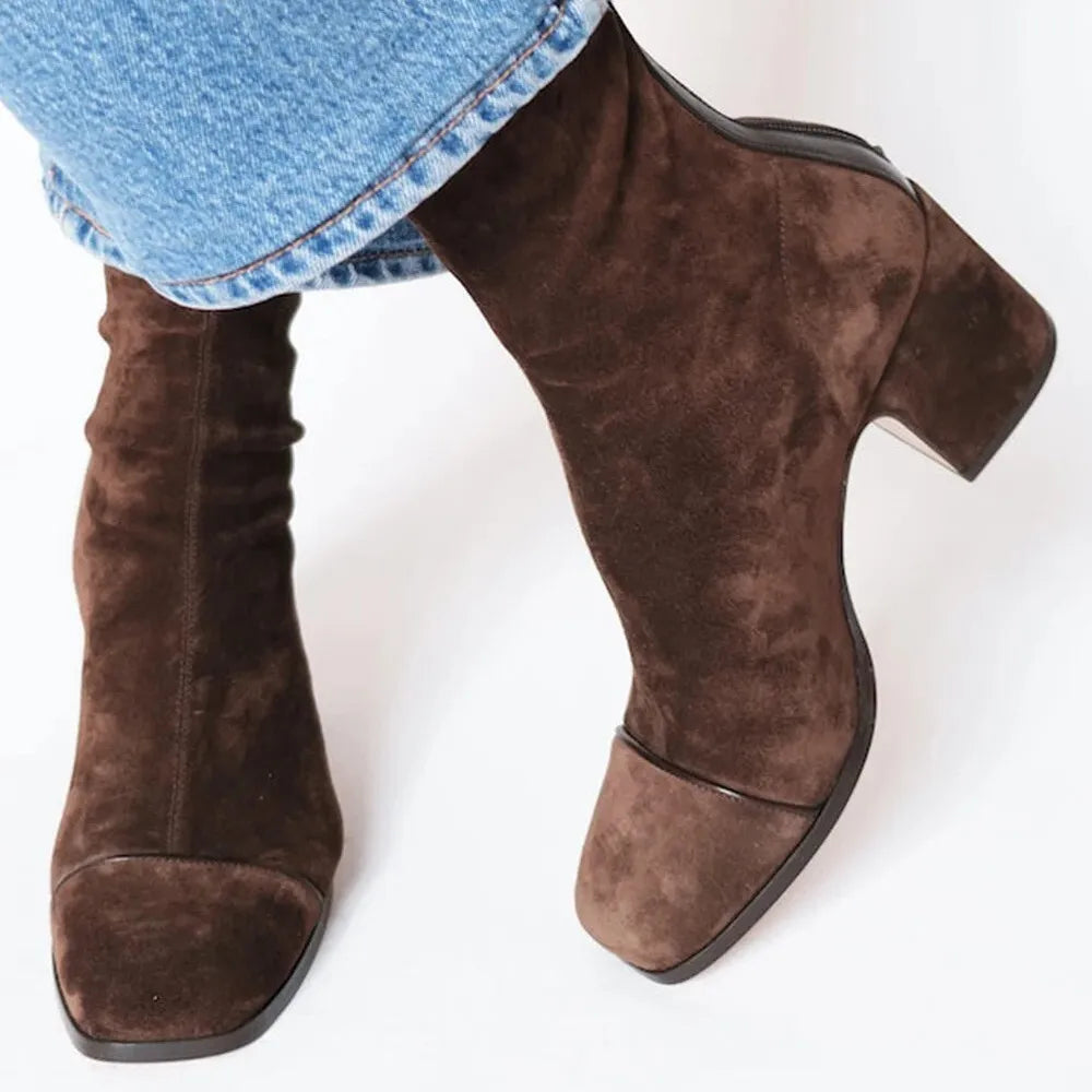 Detalle tacones mujer Suave – vista frontal | Horizoncor