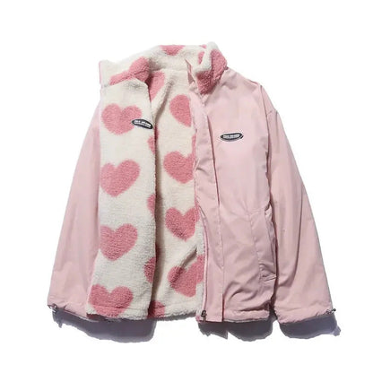 Madison | Chaqueta reversible con corazones