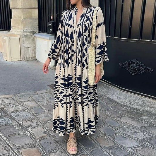 Vestido Boho Riviera – Negro | Horizoncor