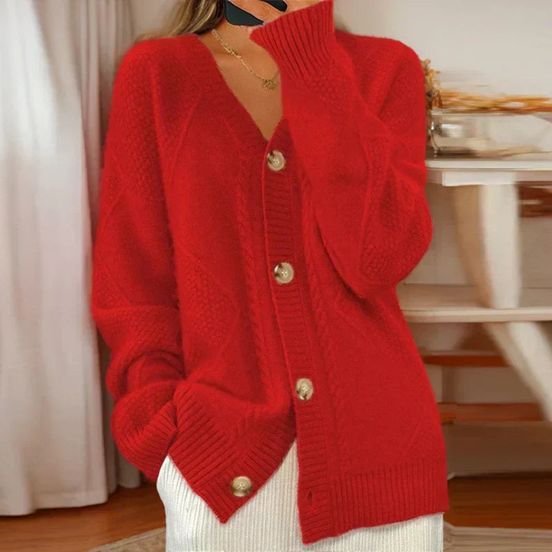 Cárdigan Mujer Emma – vista lateral | Horizoncor