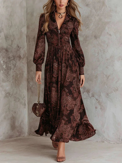 Vestido de Fiesta Cloe – Estampado | Horizoncor