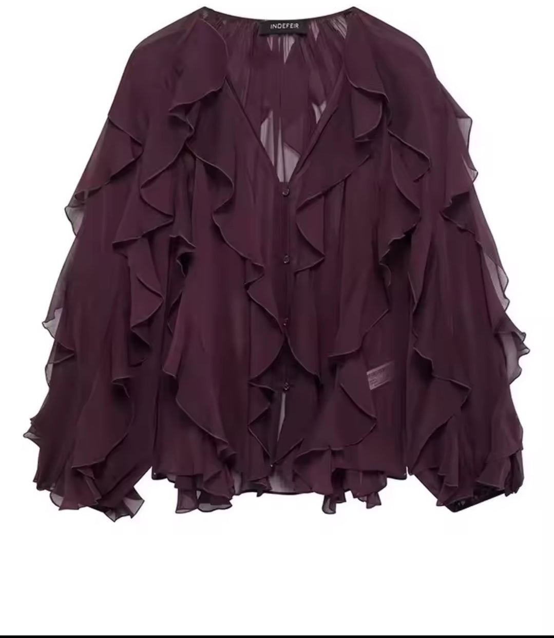 Detalle blusas para mujer Boho – vista frontal | Horizoncor
