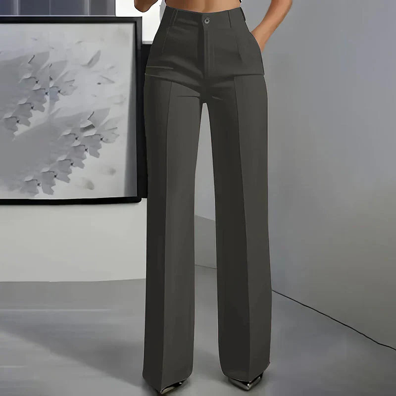Detalle pantalones de mujer Eddi – vista frontal | Horizoncor