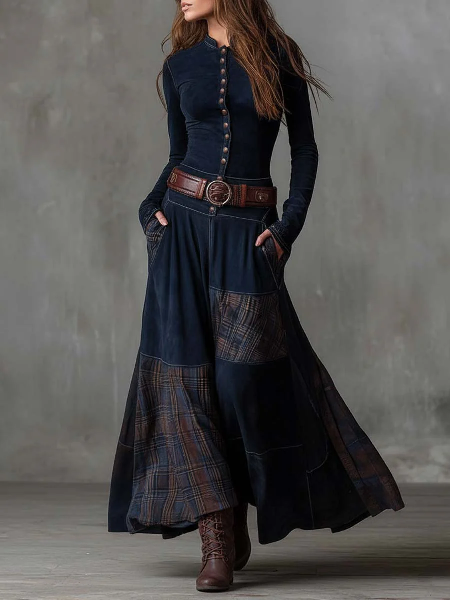 Detalle vestido corto elegante Azucena – vista frontal | Horizoncor