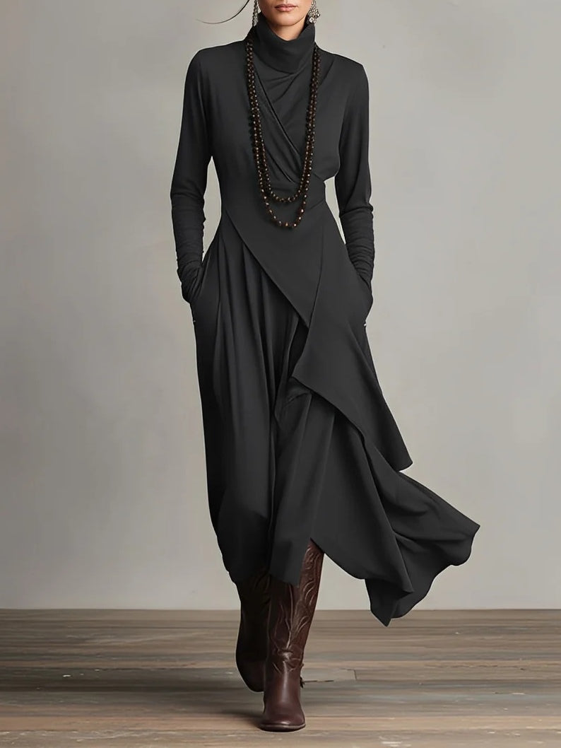 Detalle vestido de noche Diana – vista frontal | Horizoncor