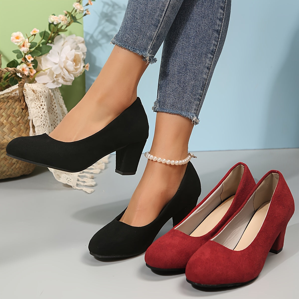Modelo con tacones mujer Laure | Horizoncor México