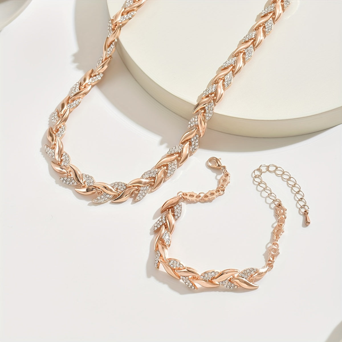 Vestiri | Conjunto de Collar y Pulsera de Cola de Pescado Hecho a Mano