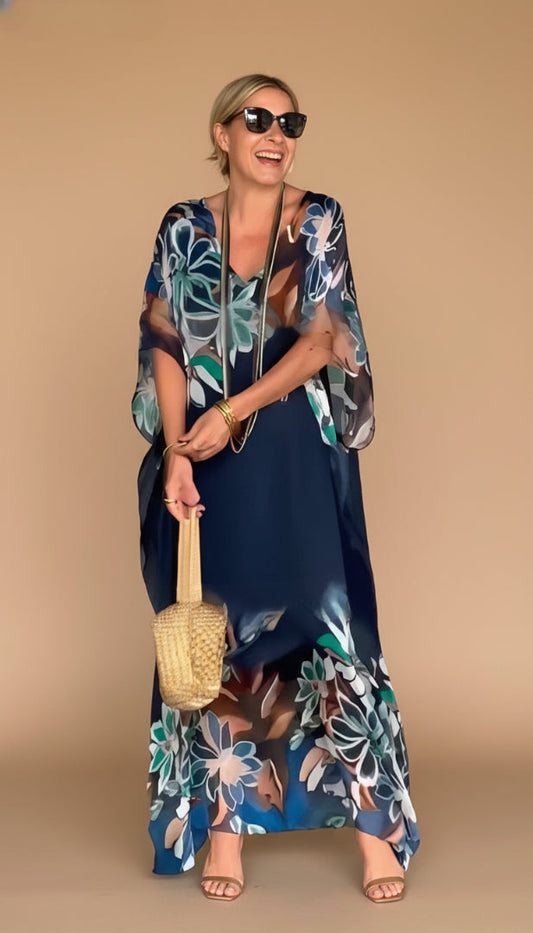 Vestido Elegante Tossa – Azul Marino | Horizoncor
