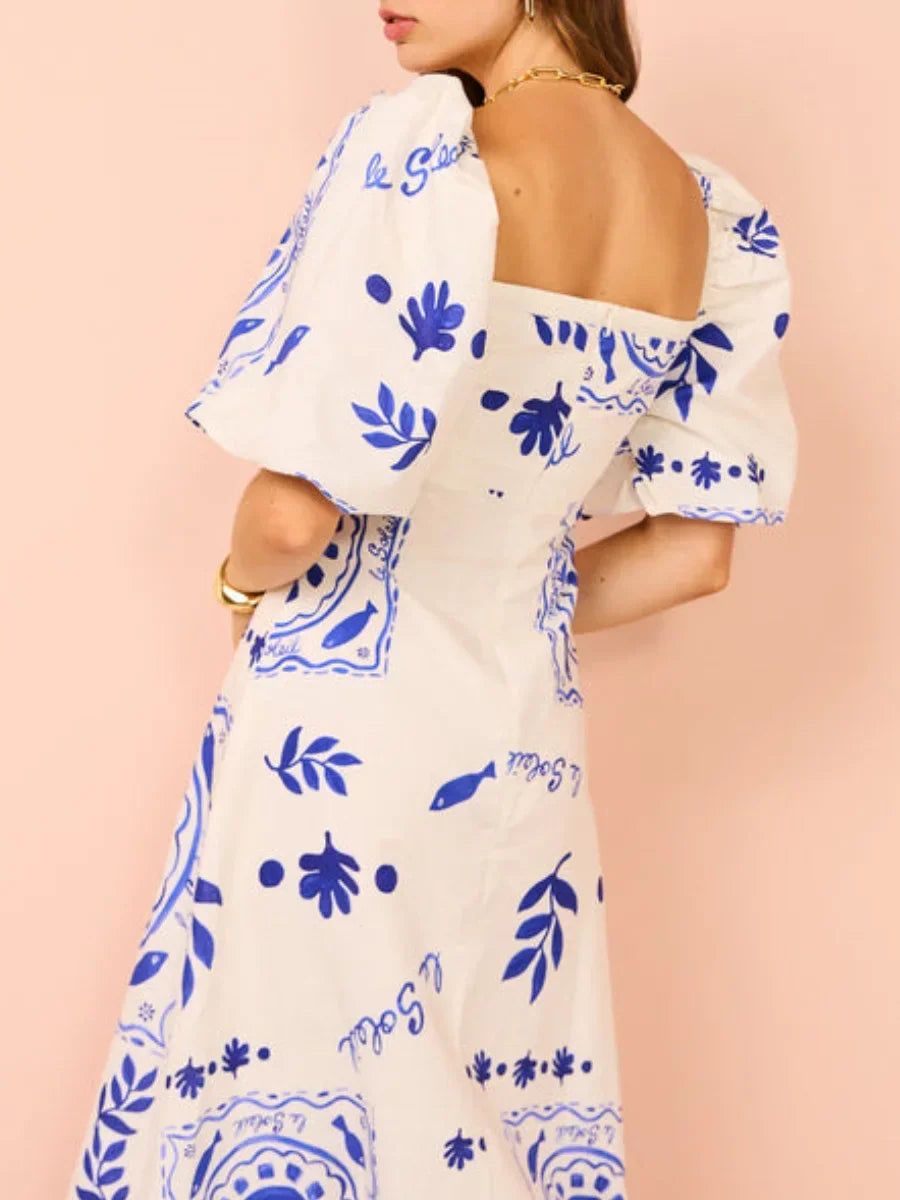 Vestido Corto Elegante Costa Serena – vista lateral | Horizoncor