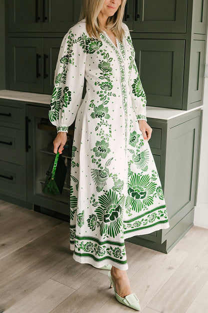 Detalle vestido midi elegante Himalaya – vista frontal | Horizoncor