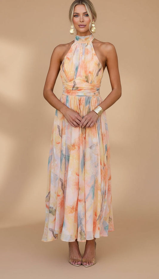 Vestido Corto Elegante Versalles – Estampado | Horizoncor