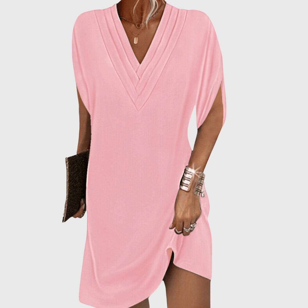 Vestido Corto Elegante Anita – vista lateral | Horizoncor