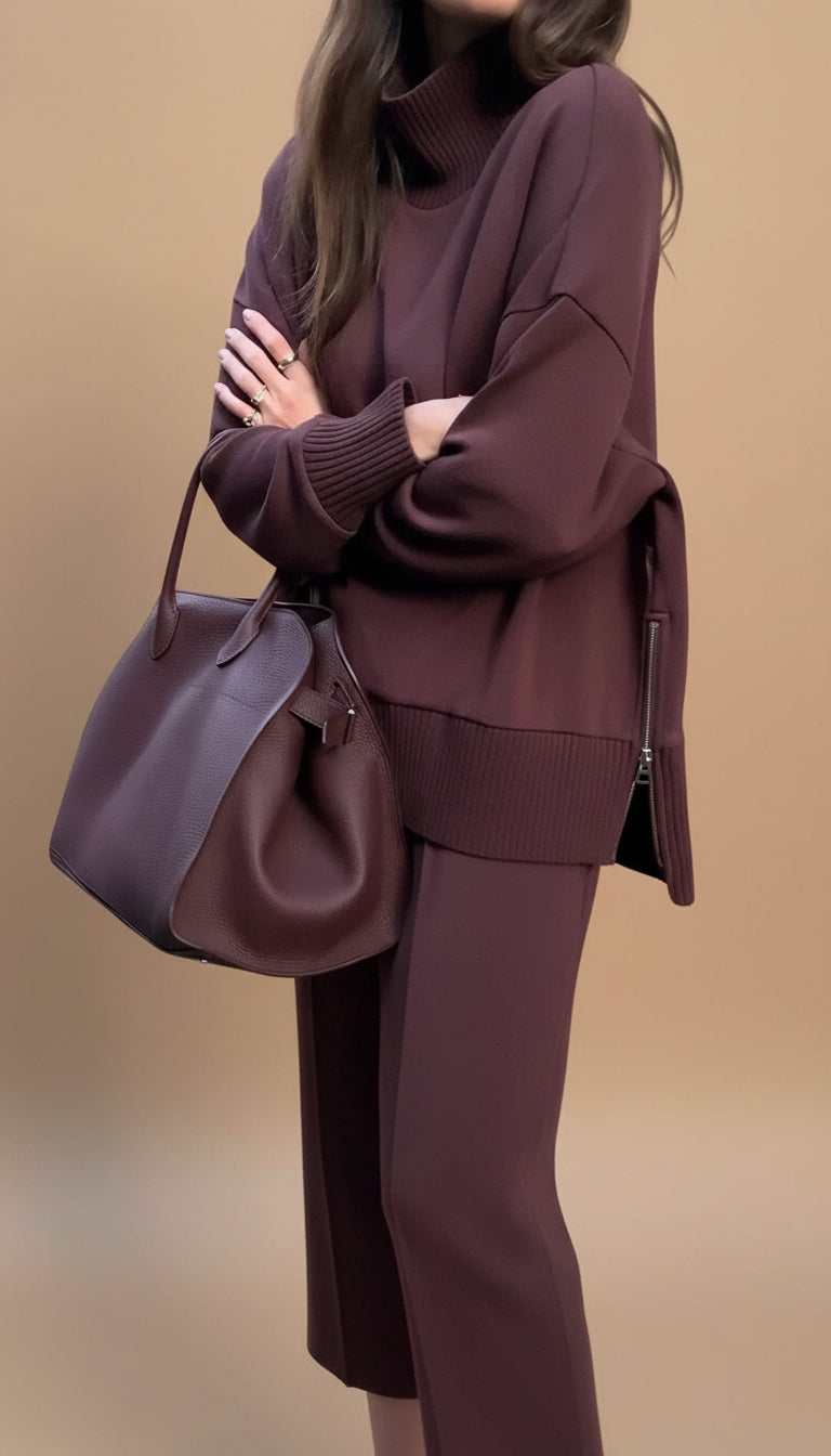 Conjunto Elegante para Dama Evelyn – vista lateral | Horizoncor