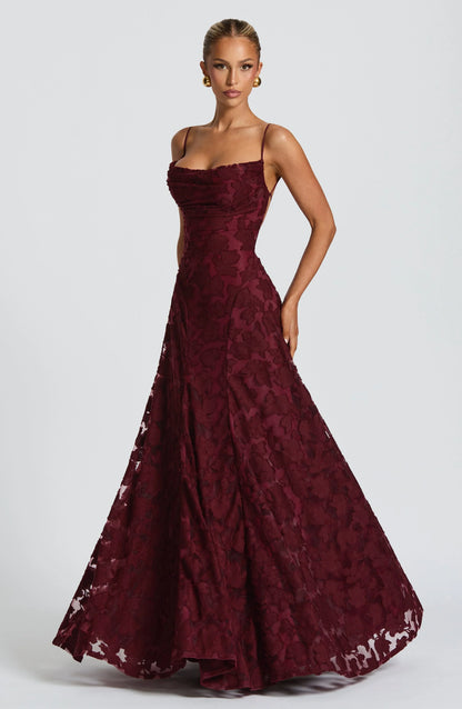 Vestido de Noche Clara Léon – vista lateral | Horizoncor
