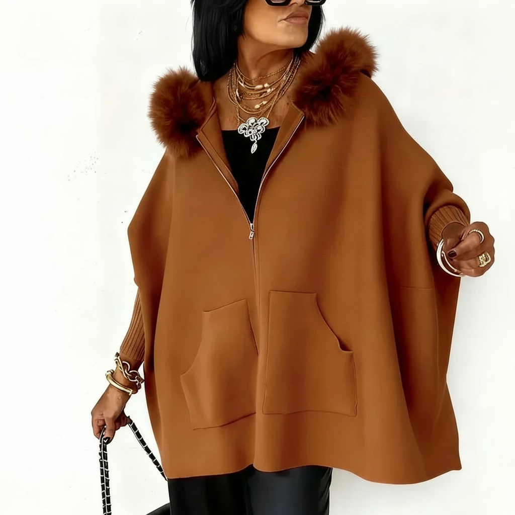 Blazer Mujer Capa María— Chaqueta De Mujer Cálida Para El Invierno – imagen 5 | Horizoncor