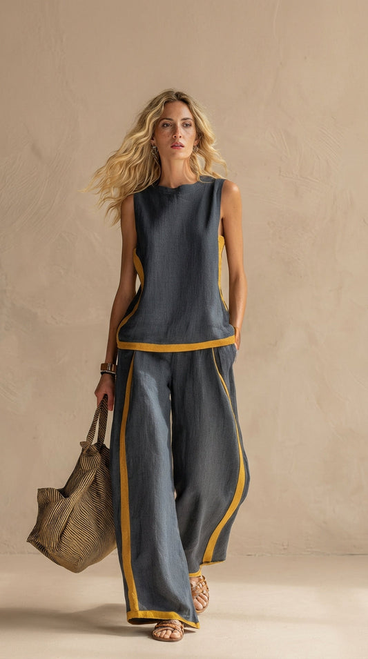 Conjunto de Lino Mujer Paula – de Lino | Horizoncor