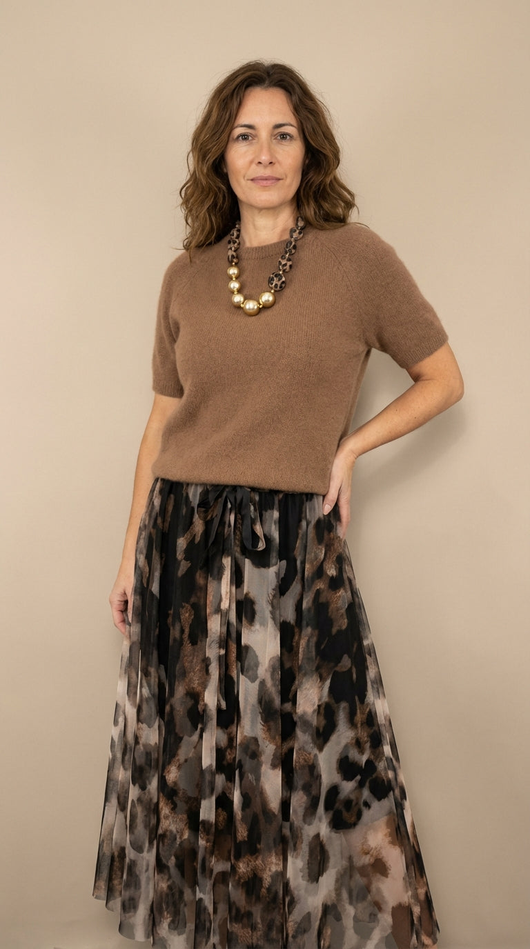 Conjunto de Falda y Blusa Savanna – Estampado | Horizoncor