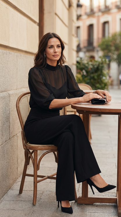 Conjunto Elegante para Dama Azalea – vista lateral | Horizoncor