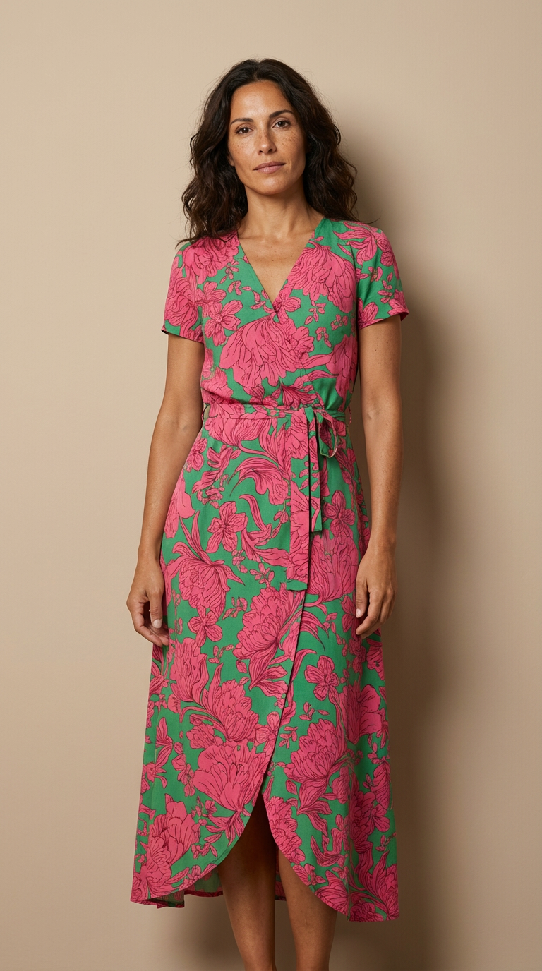 Modelo con vestido elegante Julia | Horizoncor México
