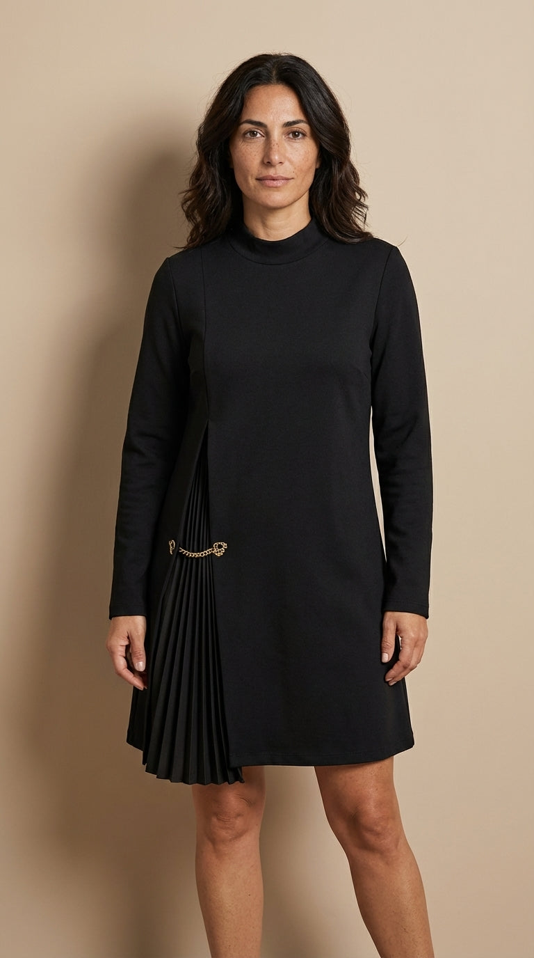 Vestido Largo Elegante Lara – Negro | Horizoncor