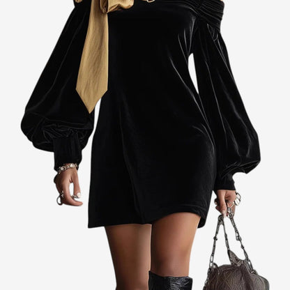 Vestido Corto Elegante Andrea Vestido Corto – vista lateral | Horizoncor