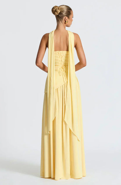 Vestido de Fiesta Julia – vista lateral | Horizoncor