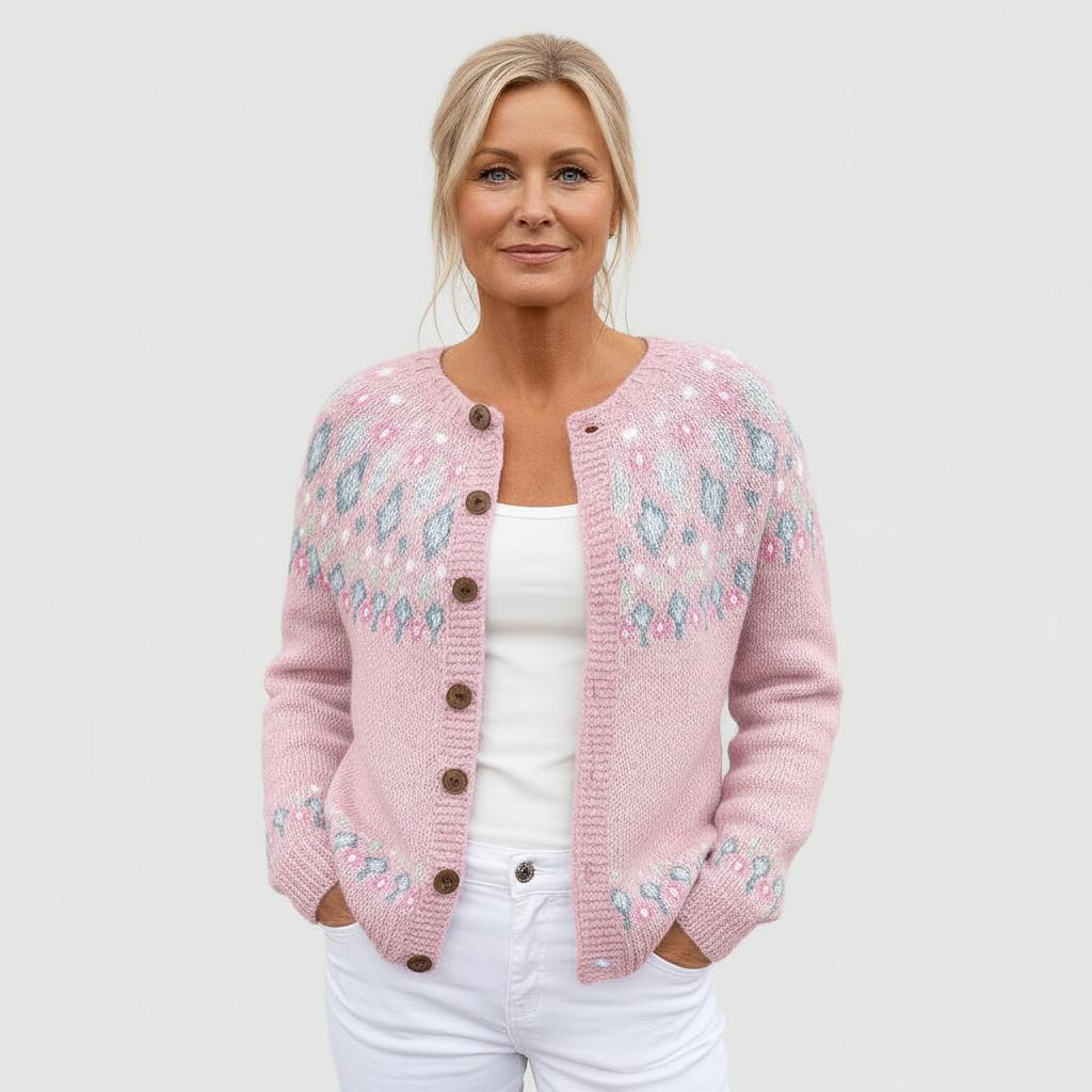 Cárdigan Mujer Elva – Estampado | Horizoncor