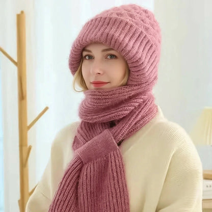 Polar – Gorro y bufanda cortaviento forrados en polar