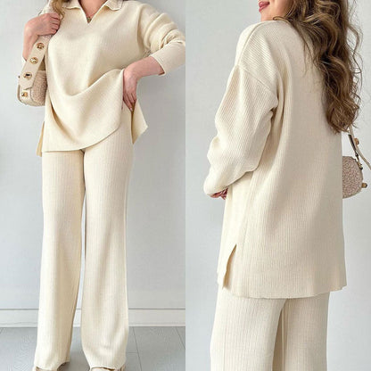 Detalle conjunto elegante para dama Montpellier – vista frontal | Horizoncor