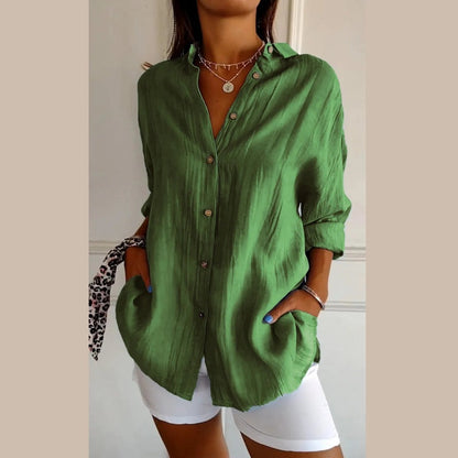Modelo con blusas para mujer Lanzarote | Horizoncor México