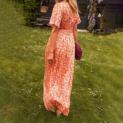 Vestido Largo Elegante Toulouse – vista lateral | Horizoncor