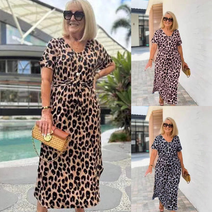 Vestido de Fiesta de Leopardo – Rosa | Horizoncor