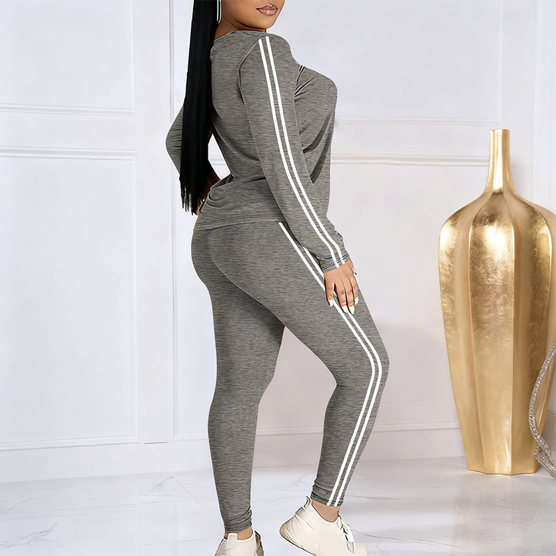Conjunto Elegante para Dama Lila – vista lateral | Horizoncor