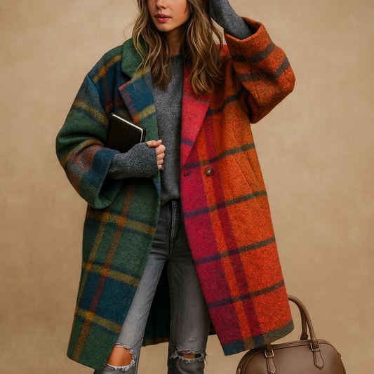 Abrigo Mujer Isa – Estampado | Horizoncor