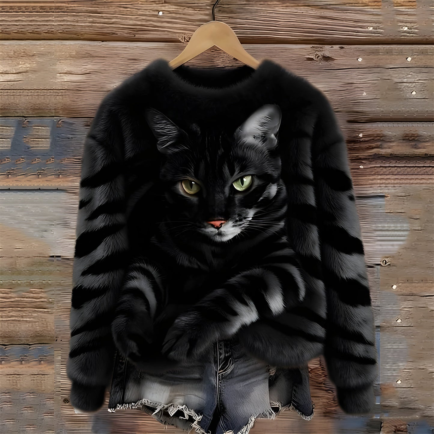 Suéter Mujer Cat – vista lateral | Horizoncor